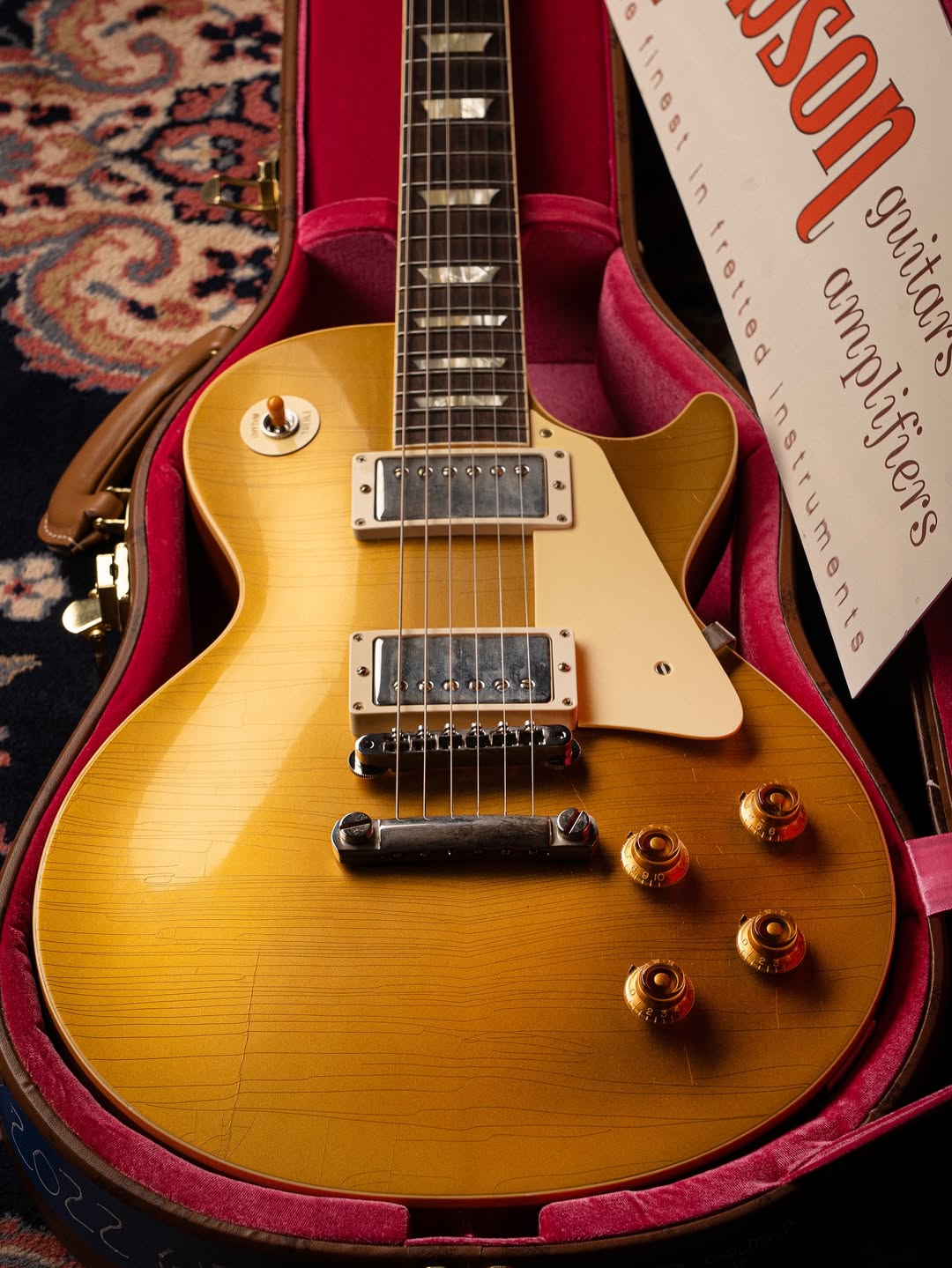Gibson Les Paul Goldtop Murphy Lab Ri 57