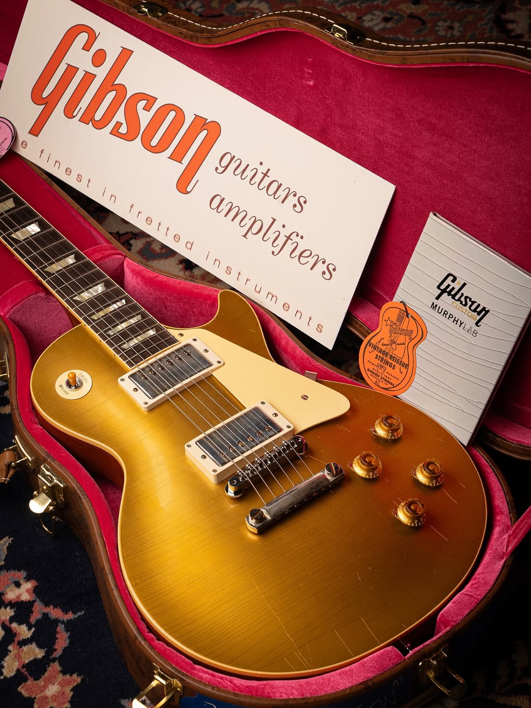 Gibson Les Paul Goldtop Murphy Lab Ri 57
