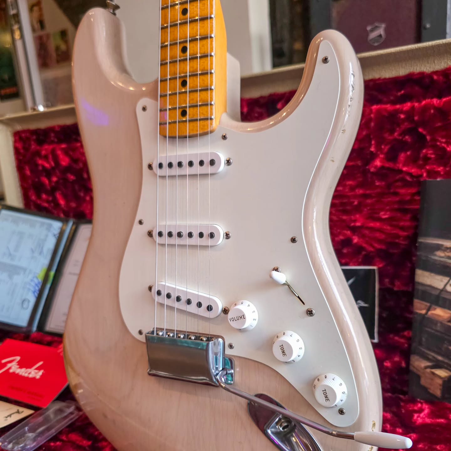 Fender CS Ltd '55 Stratocaster Relic Blonde