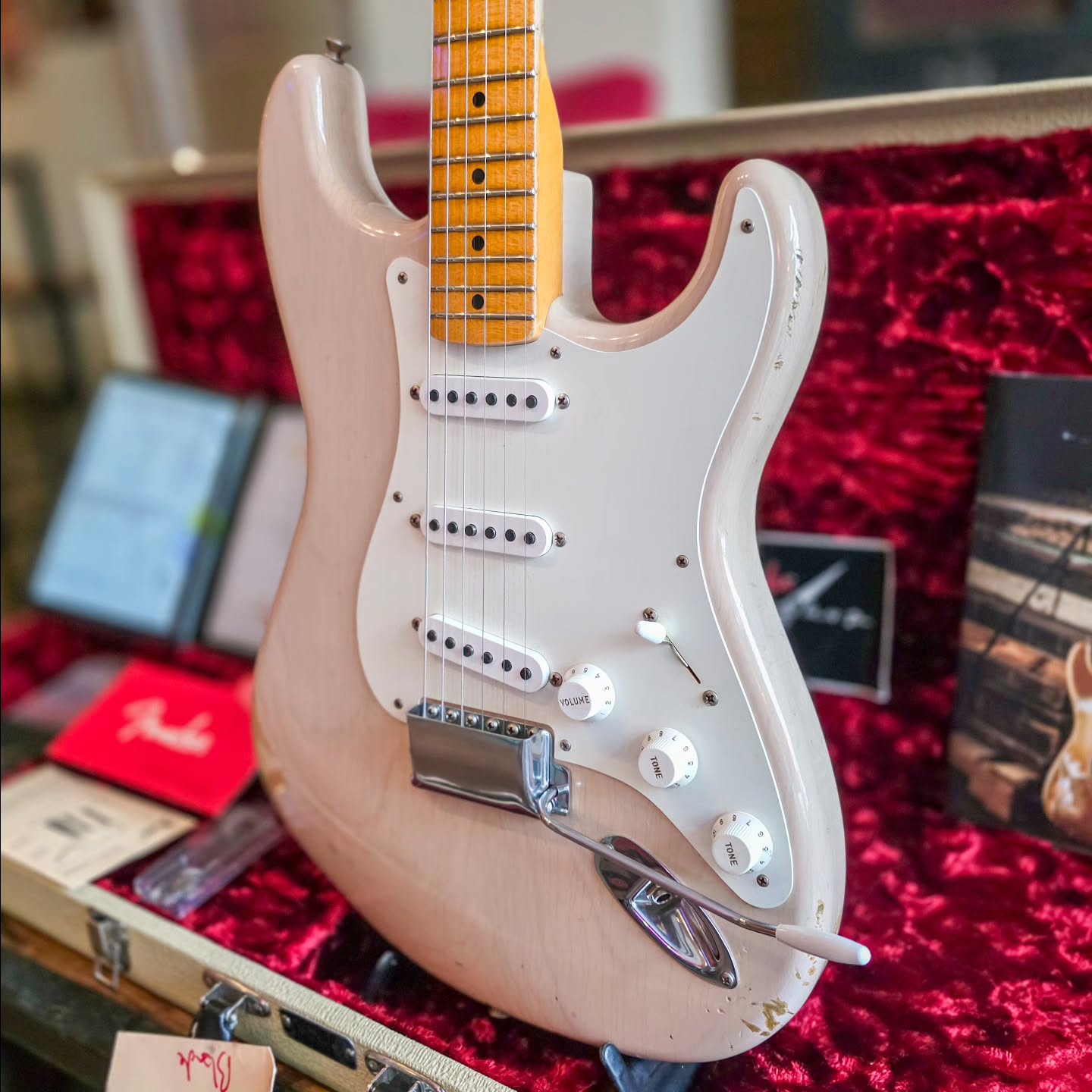 Fender CS Ltd '55 Stratocaster Relic Blonde