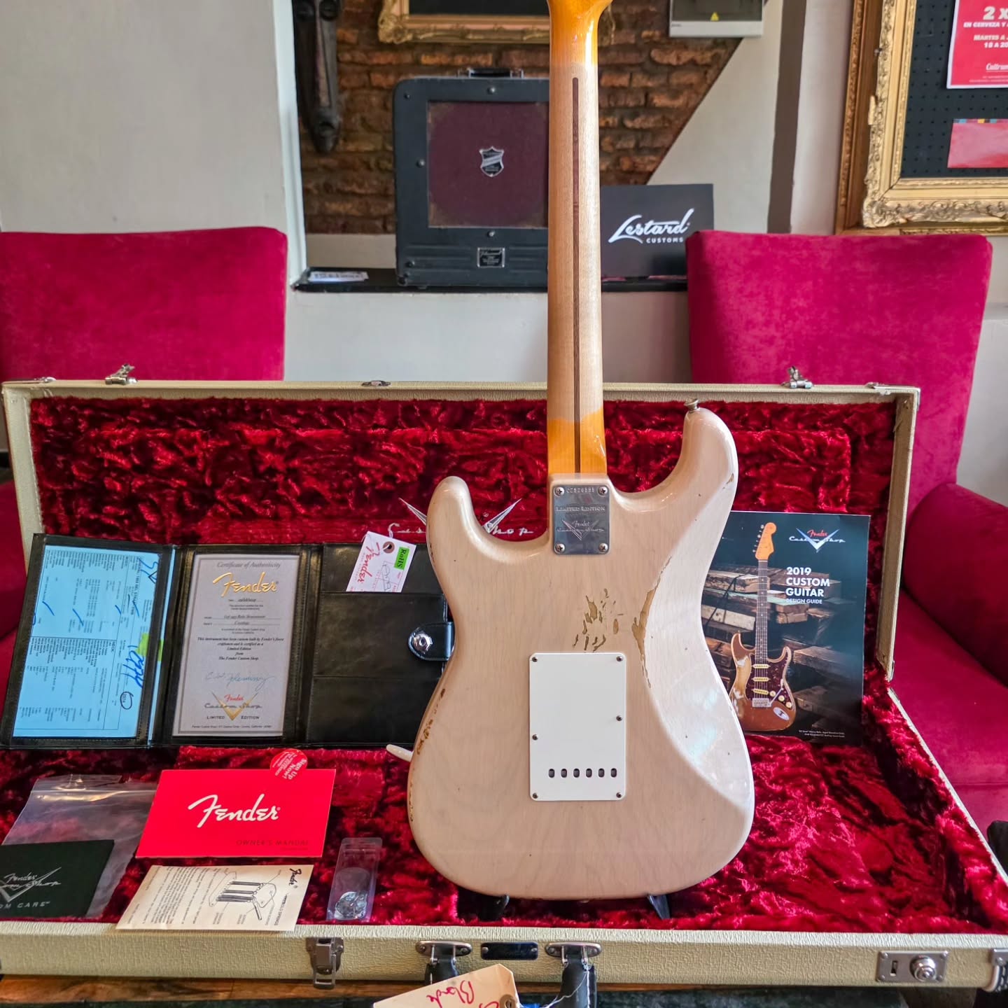 Fender CS Ltd '55 Stratocaster Relic Blonde