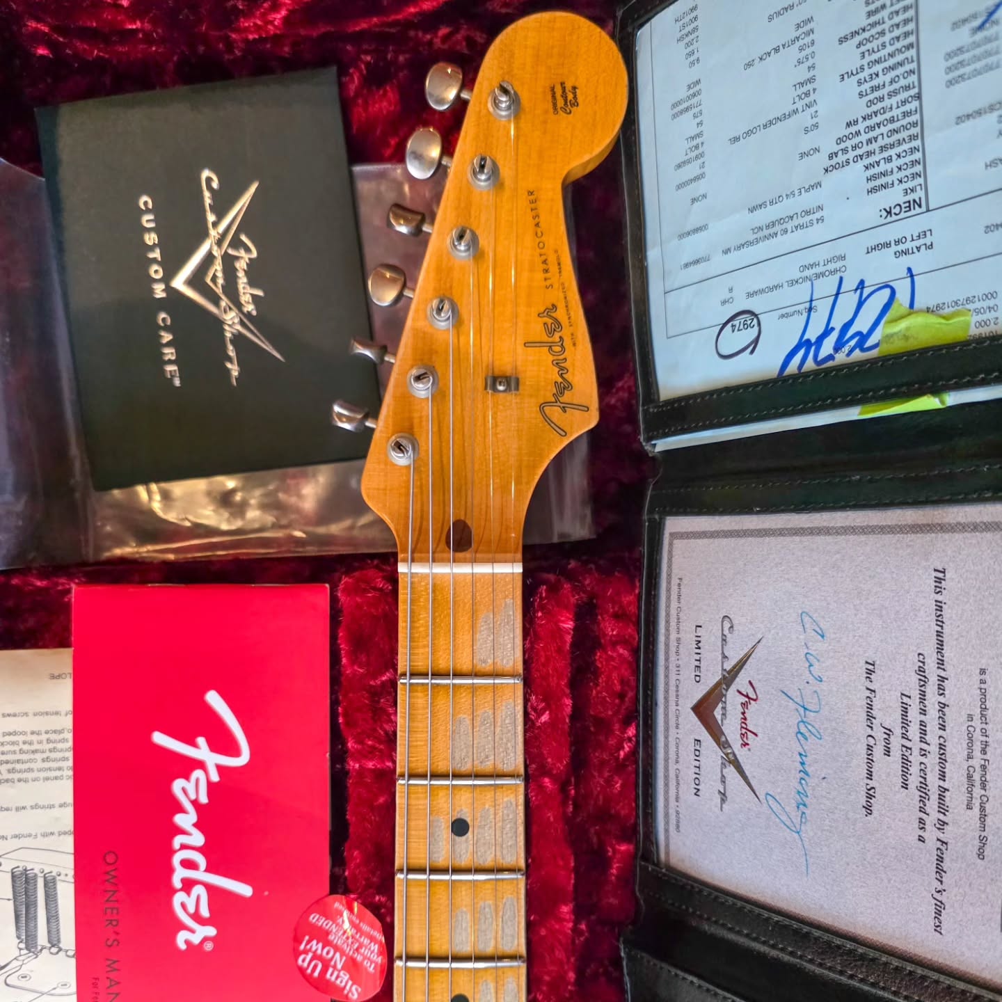 Fender CS Ltd '55 Stratocaster Relic Blonde