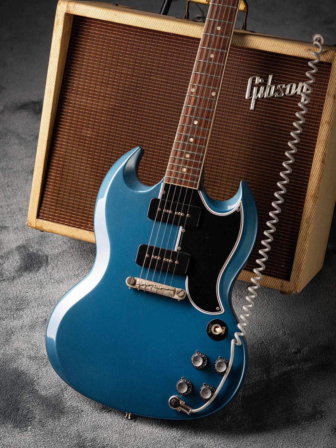 Gibson Sg Special M2m Ri 63 Vos Pelham Blue