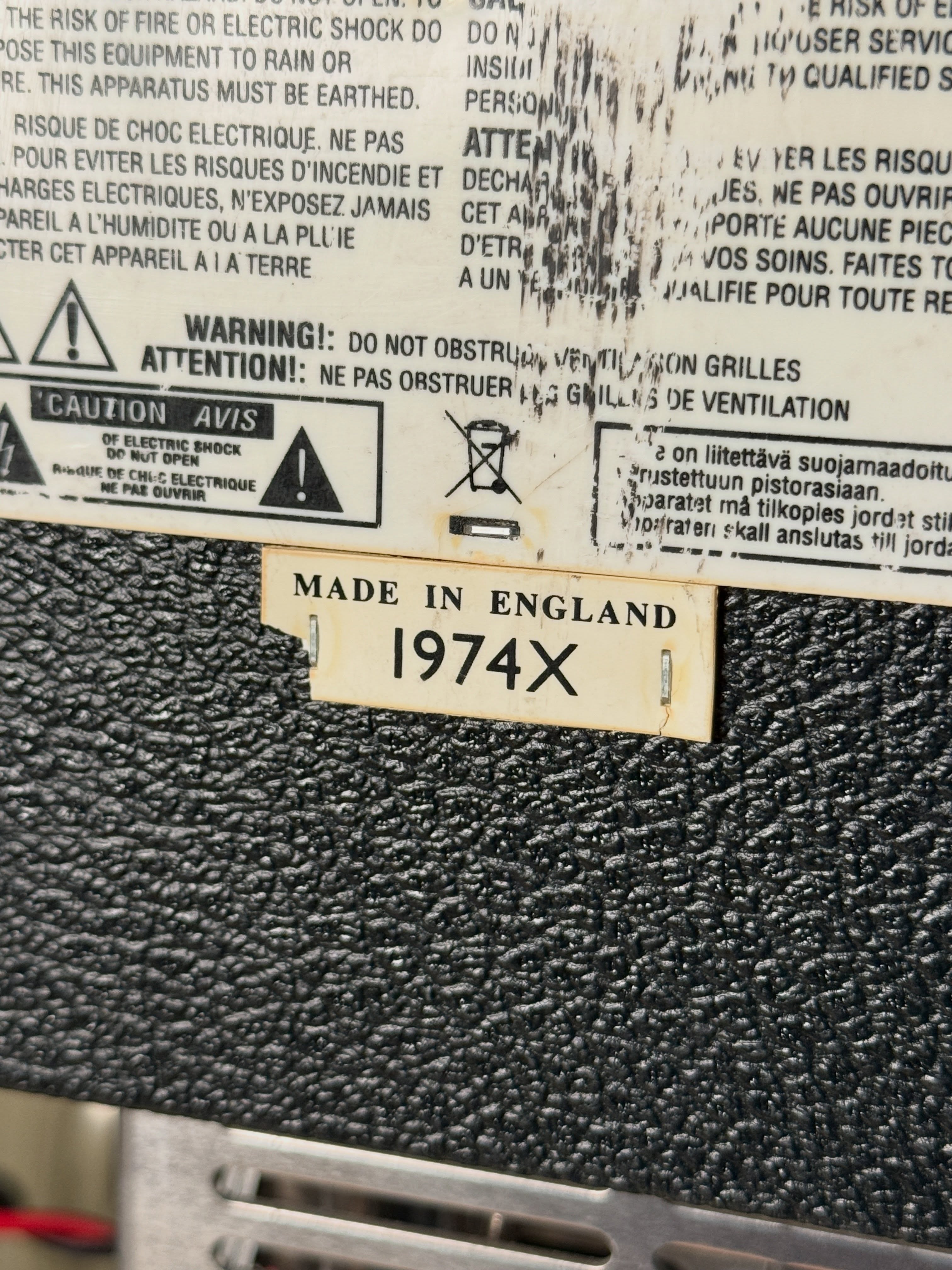 Marshall 1974X HANDWIRED