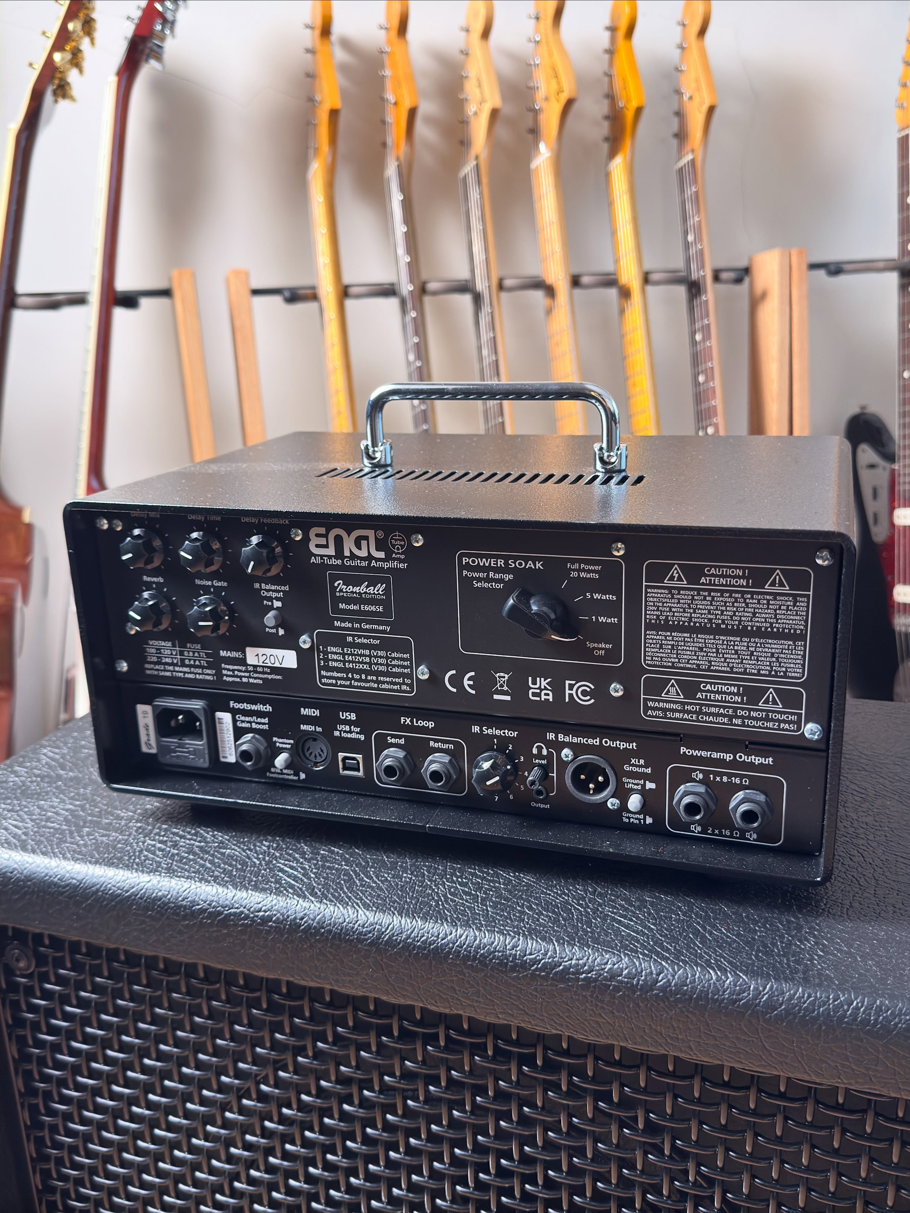 ENGL Ironball Special Edition E606SE + ENGL E112 Pro Made in Germany Specs: Cabe