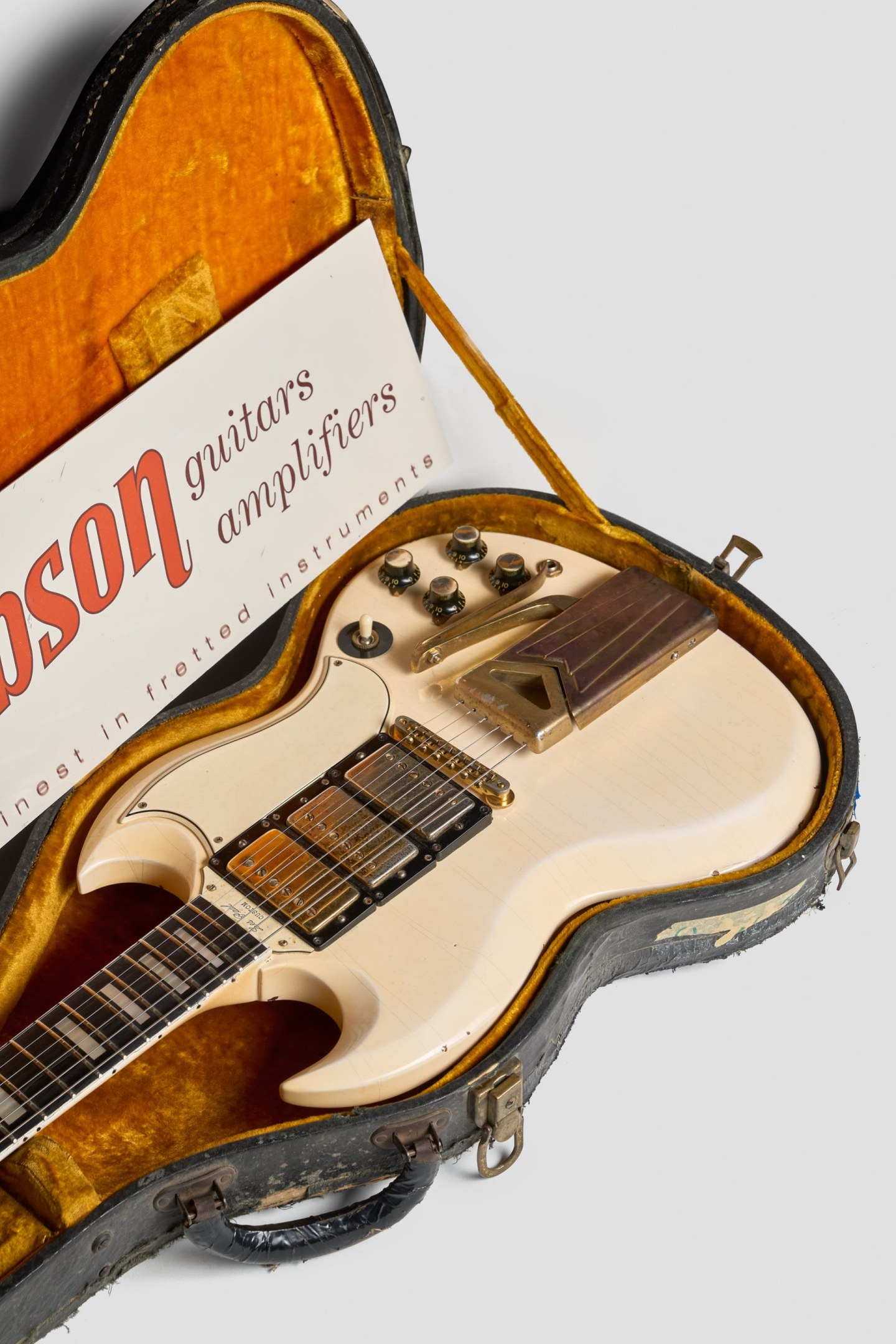 Gibson Les Paul Sg Custom Polaris White Refin