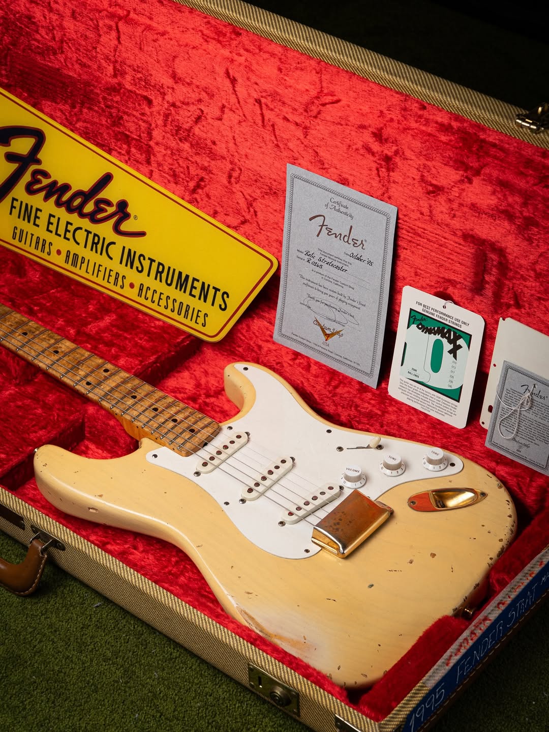 Fender Stratocaster Cunetto Mary Keye Blonde